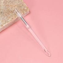1 vnt. daugiafunkcis lūpų blizgio aplikatorius silikoniniai lūpų šepetėliai su dangteliu nuo dulkių su kaušeliu lūpų dažų šepetėliai makiažo įrankis balta