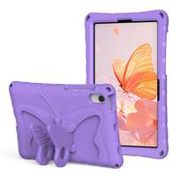Cute Kids Case For Samsung Galaxy S11/S10/S9/S9FE/S8/S7 11Inch Butterfly Case with Kickstand Light EVA Full Boby Drop Protective TAB S10 FE 10.9 X520 white