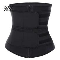Women Waist Trimmer Belt with Zipper, Trainer Sweat Band Stomach Fitness Wrap, Enhancing Lower Belly Fat Sauna Slimming S juoda