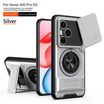 For Honor 400 Pro Case Honor 400 Pro Cover Honor 400 Pro Phone Case Magnetic Holder Military Armor Camera Protection Cover HONOR 400 Pro gray