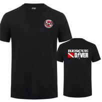 2026 Rescue Diver T Shirt Funny Scuba Diving Men Tshirt Gifts Cotton Short Sleeve Streetwear Man Dive Tee Ins Y2k 130 black