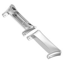 2 vnt Laikrodžio apyrankės apyrankės jungtis Metalinis apyrankės adapteris Naujas dirželio adapteris, skirtas Honor Watch 4 sidabras