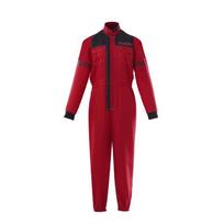 Halloween The Running Man Ben Richards Cosplay Suit With Red Jumpsuit For Anime And Movie Role Play L black