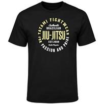 Men's Brazilian Jiu-Jitsu Tatami Fightwear T-Shirt M juoda