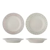 Bloomingville Gili lėkštė Patrizia, įvairiaspalvė, 2 vnt., 82049931