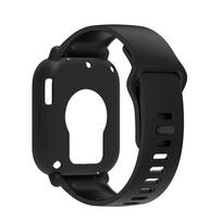 Laikrodžio apyrankė Redmi Watch 5 Active išmaniesiems laikrodžiams, madinga silikoninė apyrankė Redmi Watch5 Active apyrankė ir dėklas Redmi watch5 Active black