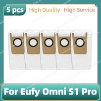 Compatible For ( Eufy S1 Pro ) Vacuum Parts Main Roller Side Brush Mop Cloth Rag Hepa Filter Dust Bag Replacement Accessories beige
