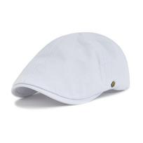 VOBOOM 100% vyriška beretė medvilninė Gatsby skrybėlaitė kepuraitė  Ivy Cap  airiška medžioklės kepuraitė kepuraitė  Newsboy Cap  plokščia kepuraitė kepuraitės  Cabbie Hats  vairavimo golfo kepuraitės 57-60cm balta