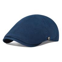 VOBOOM 100% vyriška beretė medvilninė Gatsby skrybėlaitė kepuraitė  Ivy Cap  airiška medžioklės kepuraitė kepuraitė  Newsboy Cap  plokščia kepuraitė kepuraitės  Cabbie Hats  vairavimo golfo kepuraitės 57-60cm tamsiai mėlyna