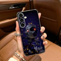 Game S-Sundrop And M-Moondrop Fnaf Clear Phone Case for Samsung Galaxy A71, A70, A52, A51, A40, A30 Samsung a514g black