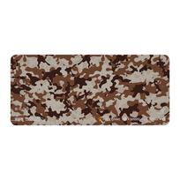 KEYSME Gaming Mouse Pad, Large Computer Laptop Office Desk Pad, Thickened Edge-Locked Keyboard Mat, Camouflage Desert