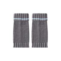 Sweet Harajuku Y2K Leg Warmers Stripe Lolita JK Knitted Leg Cover Pile Socks Footcover Boots Cover Autumn/Winter One Size gray