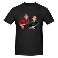 Marcus And Martinus Sweden Norway Eurovision 100 Cotton Tshirt Unisexsclassic T Shirts Unisex Oneck Short Sleeve S6xl M black