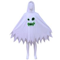 Kūrybiškas šviečiantis vaiduoklio apsiaustas Šviečiantis tamsoje Helovino Cosplay kostiumas Karnavalo vakarėlis M-Luminous Ghost C white