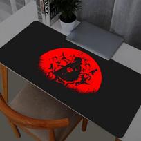 Naruto Itachi Uchiha Pelės kilimėlis Kompiuterio Nešiojamojo kompiuterio Anime Klaviatūros Pelės kilimėlis Didelis pelės kilimėlis Klaviatūros Žaidėjų Dekoras Stalo kilimėlis 40cmx90cm
