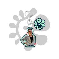 Martin James & Juhoon Acrylic Keychain Pendant 5 white