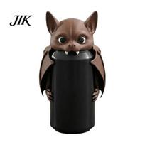 Beverage Container Stand 3D Printed Bat Can Holder, Funny Cartoon Vampire Cat Soda Holder for Standard Cans, Halloween Desktop Decor, Novelty 1pc A