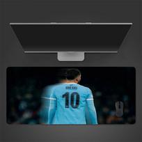 Rayan Cherki Mouse Pad, Large Gaming Desk Mat, Non-slip XXL Mousepad for Laptop & Tablet, Mini PC Playmat with Stitched Edges 30cmx60cm(11.8x23.6inch) black