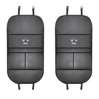 Automobilio sėdynės atlošo apsauginis užvalkalas Anti Kick Mat Pagalvėlė Talpinimo krepšiai Mini Cooper JCW Works F54 F55 F56 F57 F60 R50 R52 R53 R55 R56