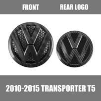 1/2 vnt. Volkswagen VW Transporter T5 2010 2011 2012 2013 2014 2015 Automobilio ASFH5 Priekinių grotelių ženklelis Galinio bagažinės emblemos dangtelis Priedai 10-15 Transporter T5