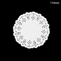100PCS Hollow Lace Lace Paper Doilies Dessert Serving Cake Paper Doilies  For Kitchen Baking 114mm
