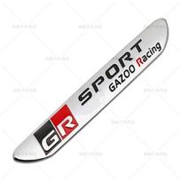1Pcs 3D Metal GR Sport Gazoo Racing Side Fender Emblem Rear Boot Y8Trunk Badge Sticker For Toyota GRsport C-HR RAV4 Corolla Camry