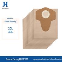 Compatible Einhell 20L/30L Disposable Vacuum Dust Bags Replacement Set 20L in Stock brown