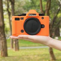 Silicone Camera Case Nikon Z8 ZF Series DSLR Mirrorless Cameras Shockproof Dustproof Protective Cover With Optional Silicone Case for Nikon ZF - Orange