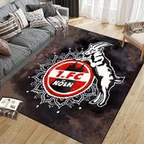 1. FC Köln Flannel Pattern Square Carpet,Area Rug,Carpet Rug for Living Room Bedroom Sofa Playroom Decor,Non-slip Floor Mat 70x100cm( 27x39in )