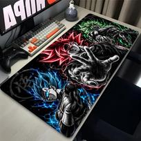Pelės kilimėlis didelis XXL žaidėjui Dragon Ball Z Kompiuterio klaviatūros stalo kilimėlis Anime PC žaidimų priedai Pelės kilimėlis Dbz Juodas kilimėlis 800x300x2mm