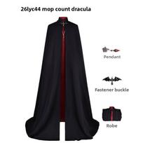 Gotikinis vampyro kostiumas Cosplay, pagamintas iš poliesterio audinio, suaugusiems Helovino renginiams XXL black