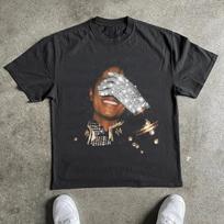 MICHAEL JACKSON GLOVE Unisex Tee S-5XL L gray