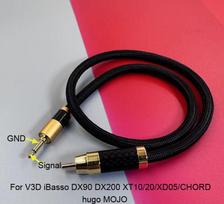 HIFI Sterling Silver 3.5mm To RCA SPDIF Coaxial Audio Cable For Fiio M9 M11 M15 IBasso MUBI XT10/20/XD05/CHORD HUGO MOJO sidabras