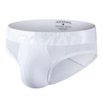 Kelnaitės JOCKMAIL tinklelio ir medvilniniai audiniai Kvėpuojantys kelnaitės Žemo aukščio sportiniai vyriški apatiniai Kasdieninės apatinės kelnės M balta