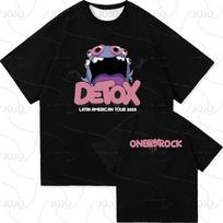 One Ok Rock DETOX Turo 2025 Marškinėliai Mados Vyriški/moteriški Drabužiai Vintažiniai Harajuku Greitai džiūstantys Drabužiai Punk Marškinėliai S pink
