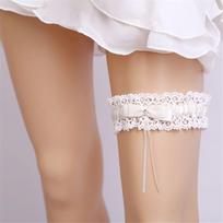 Sexy Bow Princess Cosplay Wedding Party Bridal Lace Floral Blue Leg Ring Loop Stocking Garter Belt Wedding Accessories