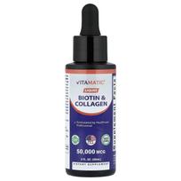 Vitamatic, Liquid Biotin & Collagen, 60ml (2 fl oz)