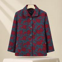 Grandma's Timeless Autumn Coat for Seniors (Ages 60-80) - New 2025 Spring & Autumn Fashion 3XL brown