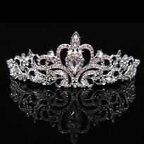 Moterims Mergaitėms Elegantiška Vestuvių Nuotakos Karūna Galvos Papuošalas Tiara Mielas Dovana balta