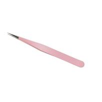Stainless Steel Blackhead Remover & Tweezers Set with Iron Case pink