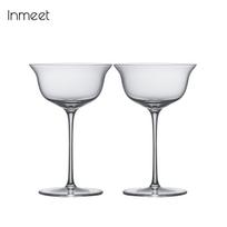 Inmeet Premium Hand-Blown Crystal Glass Martini Cocktail Glasses Set of 2 for Bar And Restaurant Use China Mainland
