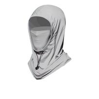 UV Protection Balaclava Face Cover Dustproof UV Protection Veil Summer Ice Silk Mask  Fishing Style 2 Dark Grey gray