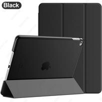 Case For iPad 9.7 5th/6th, For iPad Air 1 2 9.7 Inch, With Trifold Stand Cover, Translucent Back Shell, Auto Sleep/Wake rožinė