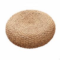 Tatami Floor Pillow Material Japanese Design Seat Handcrafted Woven Straw for 40-40-15cm