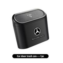 Hanging Car Trash Can Garbage Dust Case Storage Pressing Bin For Mercedes Benz AMG A C E S G Class W201 W210 W108 W204 W205 W203