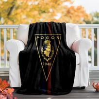 MKS Pogoń Szczecin Flannel Blanket Soft All-Season Throw, Design for Camping, Car Travel, Hiking Sofa, Bed, Office Perfect Gift for Parties 100cmx150cm