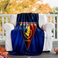 MKS Pogoń Szczecin Flannel Blanket Soft All-Season Throw, Design for Camping, Car Travel, Hiking Sofa, Bed, Office Perfect Gift for Parties 130cmx150cm