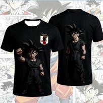 Dragon Ball Son Goku Japan National Team Soccer Jersey Quick Dry T-Shirt For  Fans Outdoor Sports Training Clothing 110 white