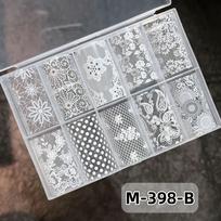 Lace Design Nail Foils Stripe Pattern Nail Art Stickers Professional Manicure Decals  Manicure DIY 2