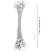 100Pcs20Cm Gold Silver Rope Threads Gift Packaging String Christmas Hanging Rope Silver
